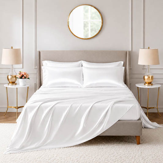 6-Piece Luxury Satin Sheet Set