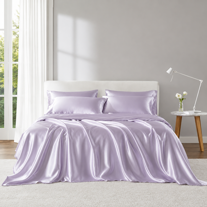 6-Piece Luxury Satin Sheet Set