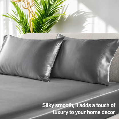 6-Piece Luxury Satin Sheet Set
