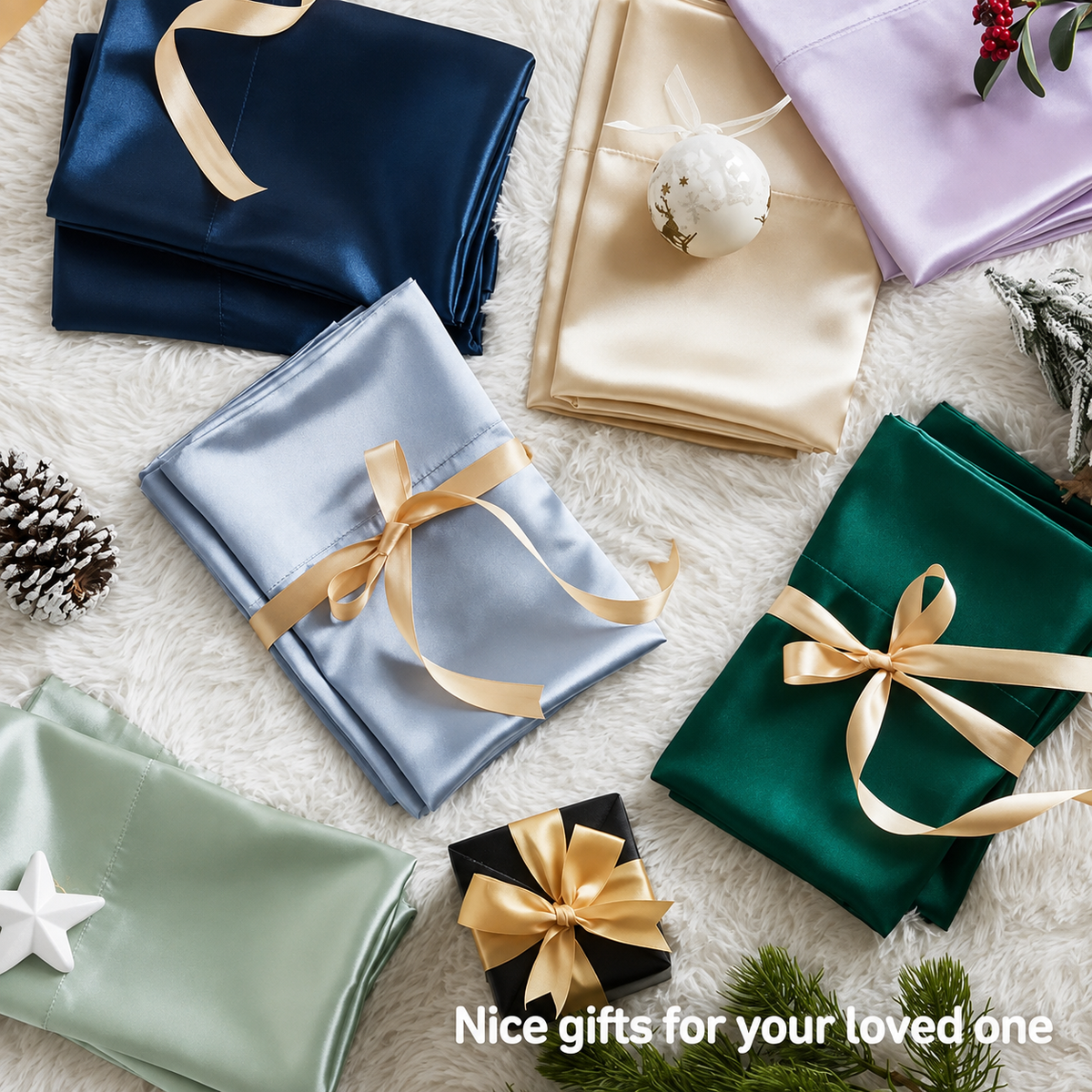 6-Piece Luxury Satin Sheet Set