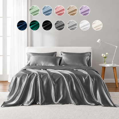 6-Piece Luxury Satin Sheet Set